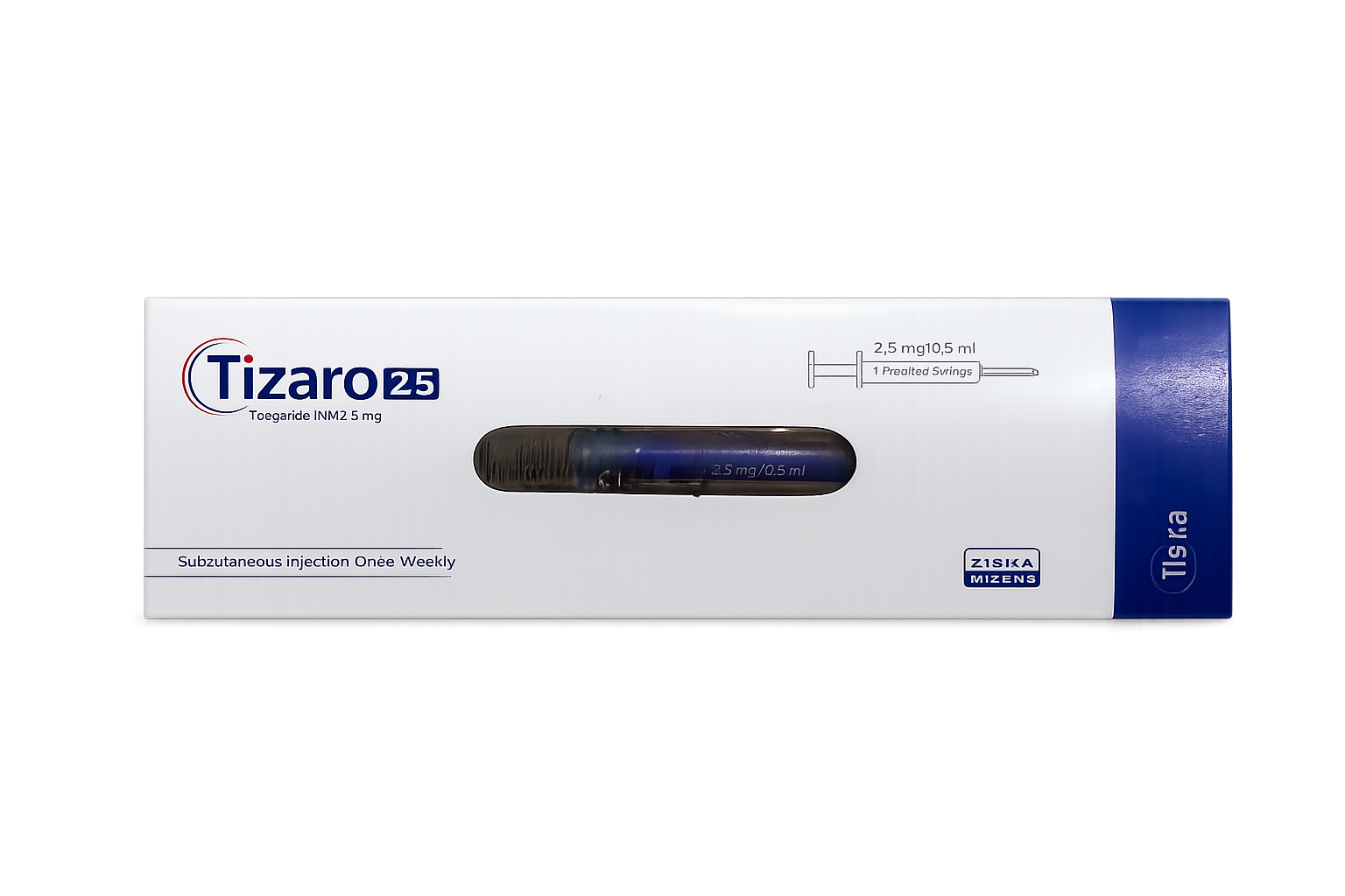 2.5 Tizaro(Tirzepatide) Injection-Ziska 替西帕肽/替尔帕肽 2.5mg - 图片 1